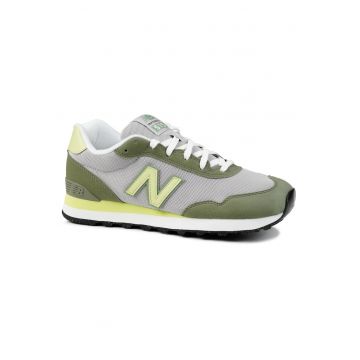 Pantofi sport  gri-verde - confortabili - sintetici-textili - pentru alergare