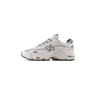 Pantofi sport M1000 din material textil cu logo - Alb murdar