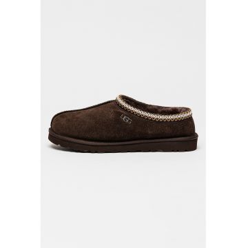 Papuci de piele intoarsa Tasman III - Maro inchis