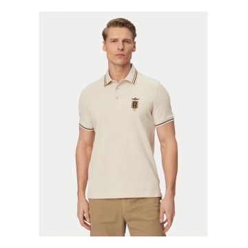Polo barbati -  bumbac - maneca scurta - bej