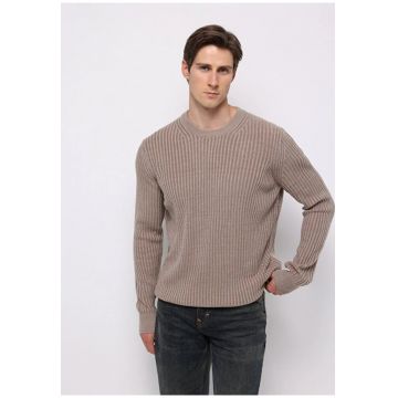 Pulover bărbați  regular fit bej