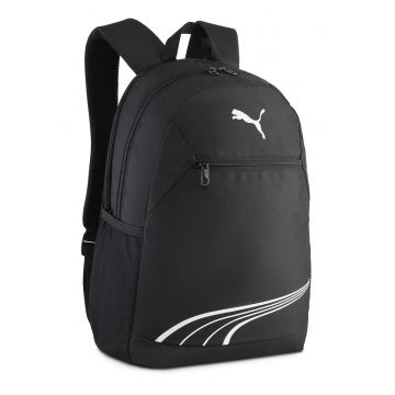 Rucsac cu logo FUNDAMENTAL - Negru/Alb optic
