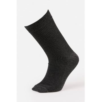 Sosete lungi din amestec de bumbac - Gri inchis