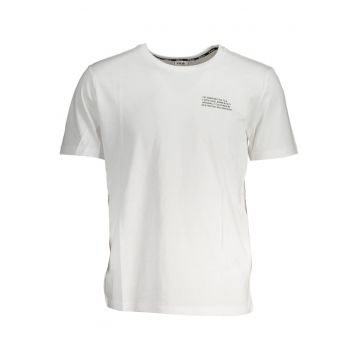 Tricou barbati -  100% Bumbac - Alb - FAM0348 - Alb