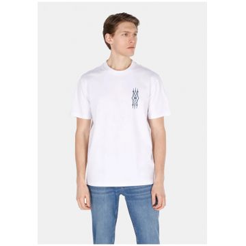 Tricou barbati  alb 2XL - bumbac - fit confortabil - Alb