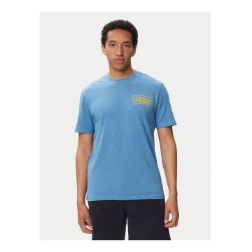Tricou barbati -  albastru - bumbac - imprimeu grafic