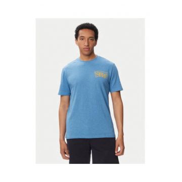 Tricou barbati -  albastru - bumbac - imprimeu grafic