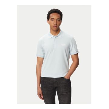 Tricou barbati -  albastru - bumbac - maneca scurta