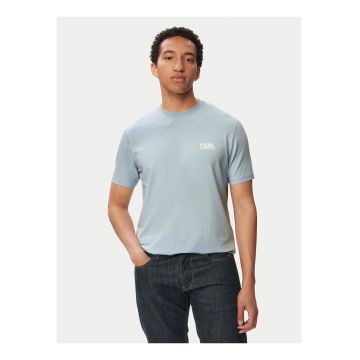 Tricou barbati -  albastru - bumbac - regular fit