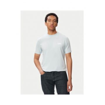 Tricou barbati -  albastru - bumbac - regular fit