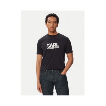 Tricou barbati -  bleumarin - imprimeu grafic - bumbac