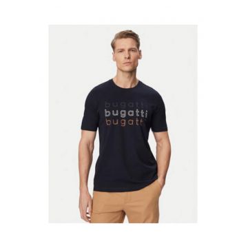Tricou barbati -  bleumarin - imprimeu grafic - bumbac