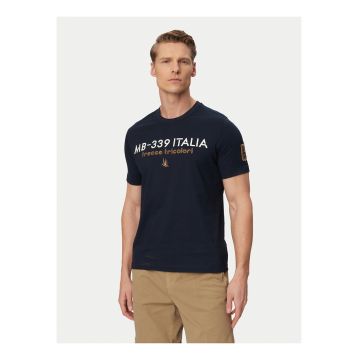 Tricou Barbati -  grafic - bleumarin - bumbac