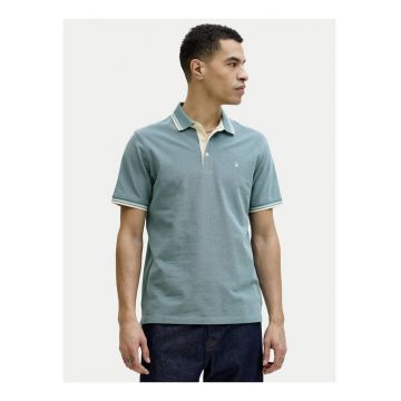 Tricou barbati - Jack Jones - verde - bumbac organic - maneca scurta - regular fit