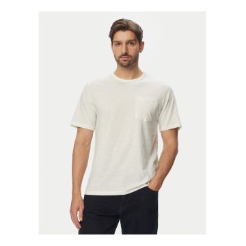 Tricou barbati -  regular fit - bej - bumbac organic