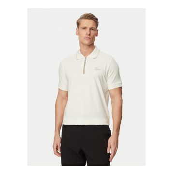 Tricou barbati -  regular fit - maneca scurta - bej - bumbac