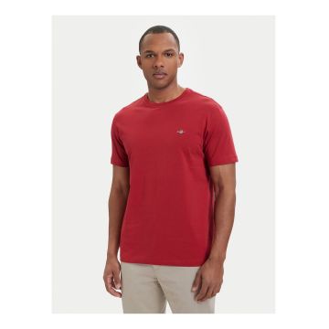 Tricou barbati -  rosu - bumbac - croiala regular fit