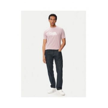 Tricou barbati -  roz - bumbac - imprimeu grafic