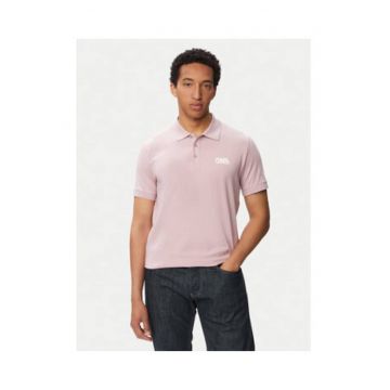Tricou barbati -  roz - bumbac - maneca scurta