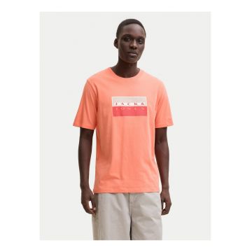Tricou barbati -  roz - bumbac organic - croiala regular fit