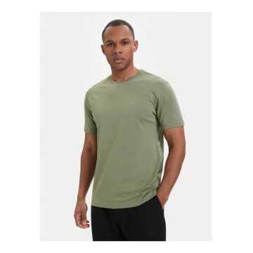 Tricou barbati  verde - bumbac - croiala regular fitdwqfwqd