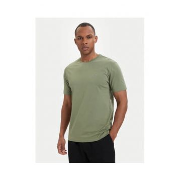 Tricou barbati  verde - bumbac - croiala regular fitdwqfwqd