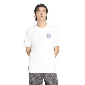 Tricou de bumbac cu imprimeu FIFA - Alb optic