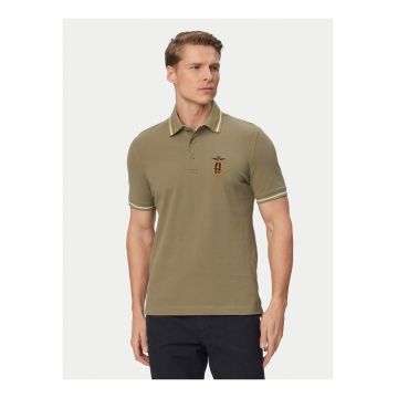 Tricou Polo Barbati -  Verde - bumbac - maneca scurta