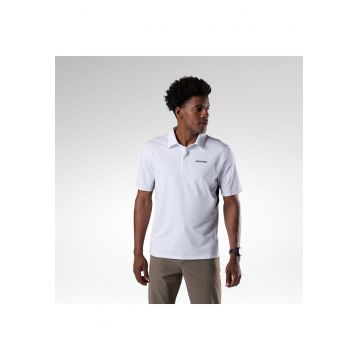 Tricou sport alb  LYCIAN POLO - Albastru inchis