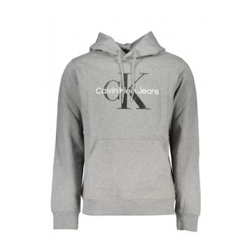 Bluza barbati - CALVIN KLEIN - 100% Bumbac - Gri - J30J320934 - Gri