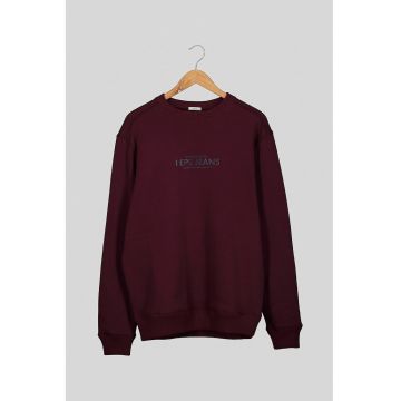 Bluza sport cu imprimeu logo Horace - Violet tyrian -