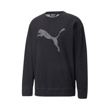 Bluza sport lejera cu imprimeu logo Collection - Negru