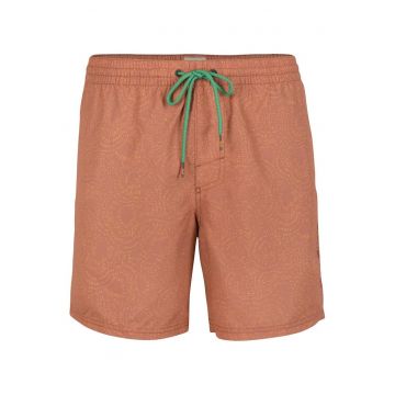 Costum de baie barbati  uscare rapida - poliester reciclat - Portocaliu