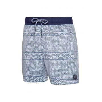 Costum de baie  bleumarin-albastru - material rezistent -
