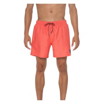 Costum de baie  croiala regulata - talie elastica - portocaliu - 100% poliester