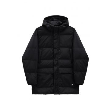 Geaca barbati -  Dunham MTE-1 - confortabila - cu gluga - neagra - poliester -