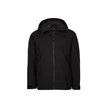 Geaca sport barbati  impermeabila - cu gluga si orificii de ventilatie - 100% poliester -