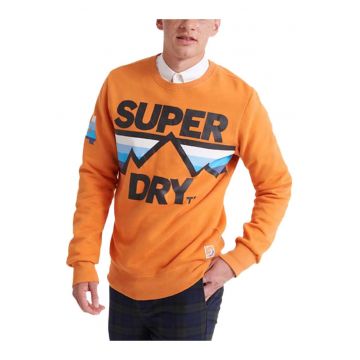 Hanorac barbati Superdry - guler rotund - mansete elastice - bumbac 80% - poliester 20% - poliester -