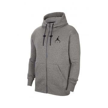 Hanorac cu fermoar Jumpman Air - Negru/Gri inchis melange