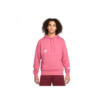 Hanorac sport barbati  Giannis - material gros - buzunar frontal -roz - bumbac/poliester -