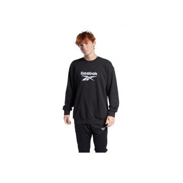 Hanorac sport  oversize - negru - bumbac organic