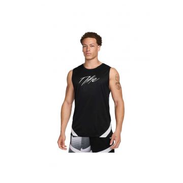 Maiou sportiv -  Dri-FIT Icon - croiala relaxata - negru - poliester -