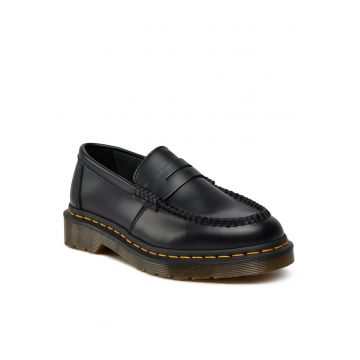 Mocasini unisex - Dr Martens - piele naturala cu negru