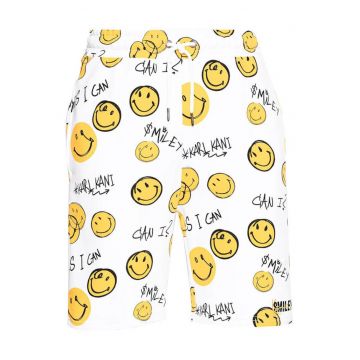 Pantaloni barbati -  Alb/Galben -