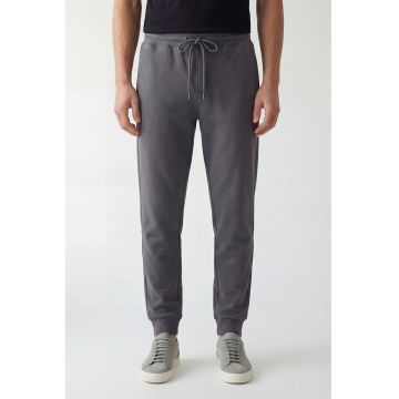 Pantaloni regular fit de trening - Gri inchis