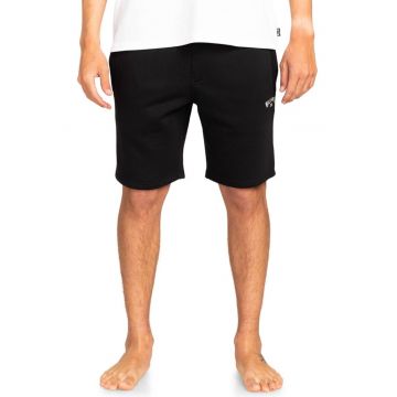 Pantaloni scurti barbati -  Poliester/Bumbac - Negru - Negru