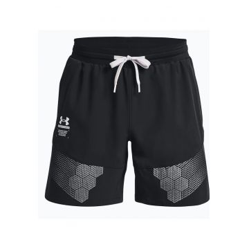 Pantaloni scurti barbati -  Poliester - Negru