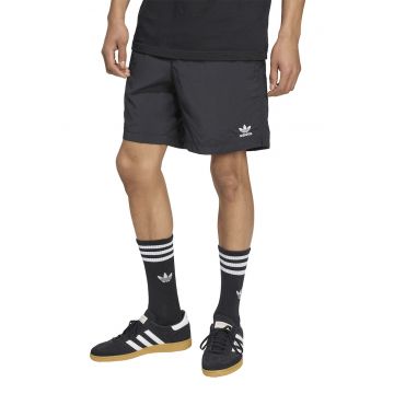 Pantaloni scurti cu buzunare laterale Trefoil Essentials - Negru stins