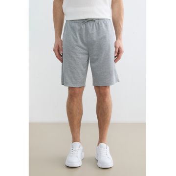 Pantaloni scurti de trening - Gri melange
