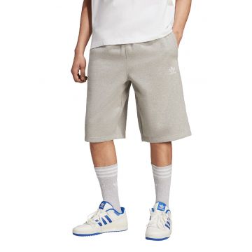 Pantaloni scurti din amestec de bumbac - Maro camel
